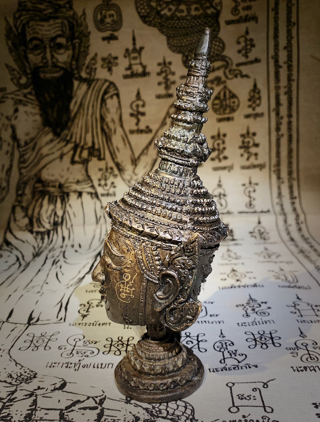 Thai Amulets Love Charms Culture Rare Find Famous Late LP Kalong Phra