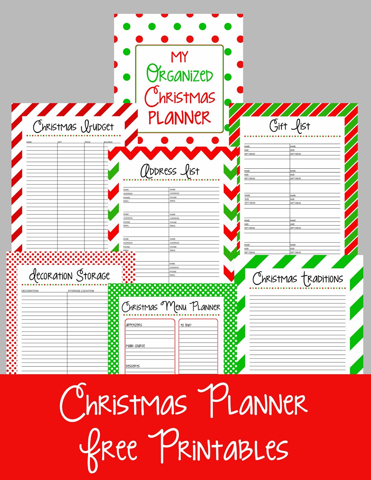 Christmas Planner Free Printables Here Comes The Sun