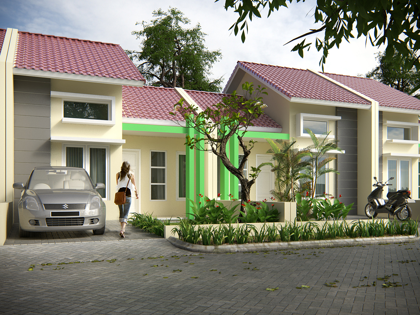 Desain Rumah Tipe 30 Green Besuki Residence Jasa Desain
