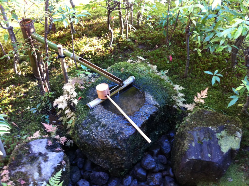 Tales Of Japanese Tea Tsukubai A Stone Basin In House Garden Tsukubai A Stone Basin In Tea House Garden, Japanese Tea Garden Water Basin