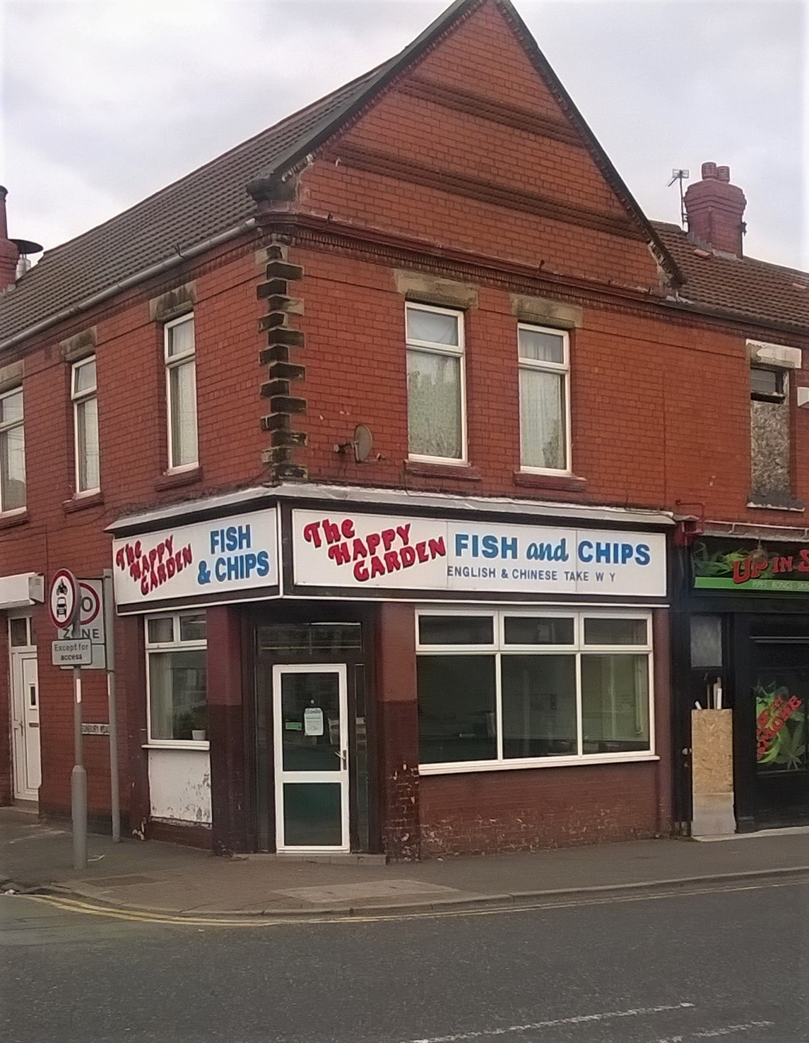 Chow Mein ^*THE HAPPY GARDEN*^ Poulton Rd, Wallasey.
