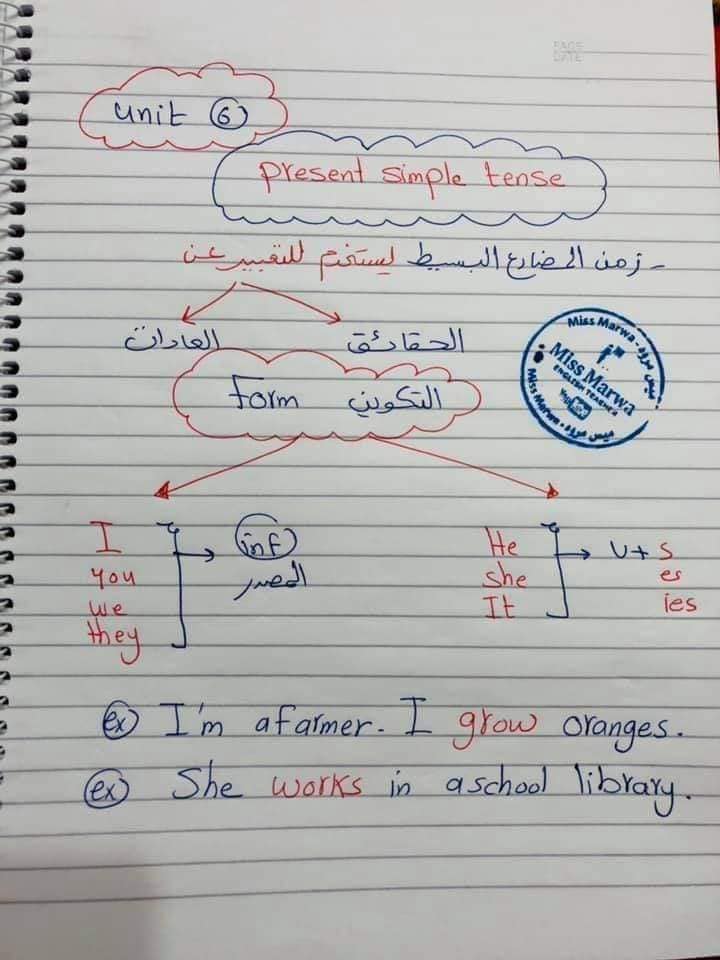 لغة انجليزية | جرامر الصف الرابع الابتدائي ترم أول 2022 مس مروة 0%2B%25283%2529