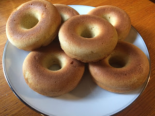 Keto, Low-Carb, Gluten-Free Baked Cake Doughnuts or Donuts