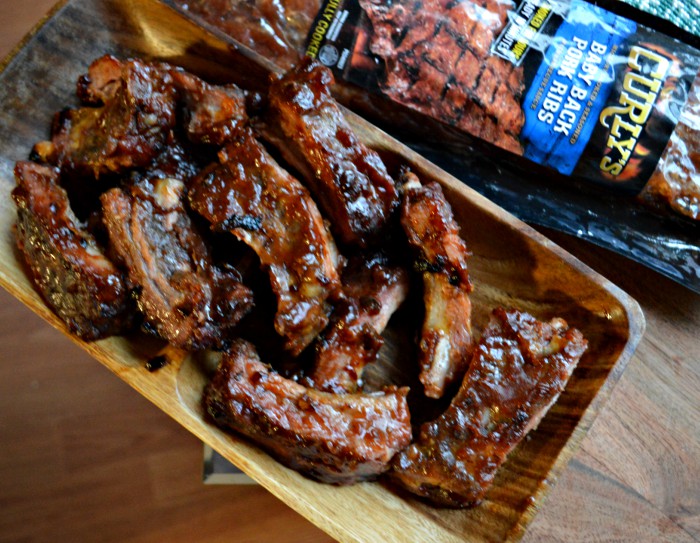Curly's Baby Back Ribs and Roasted Garlic & Parmesan Mashed Potatoes