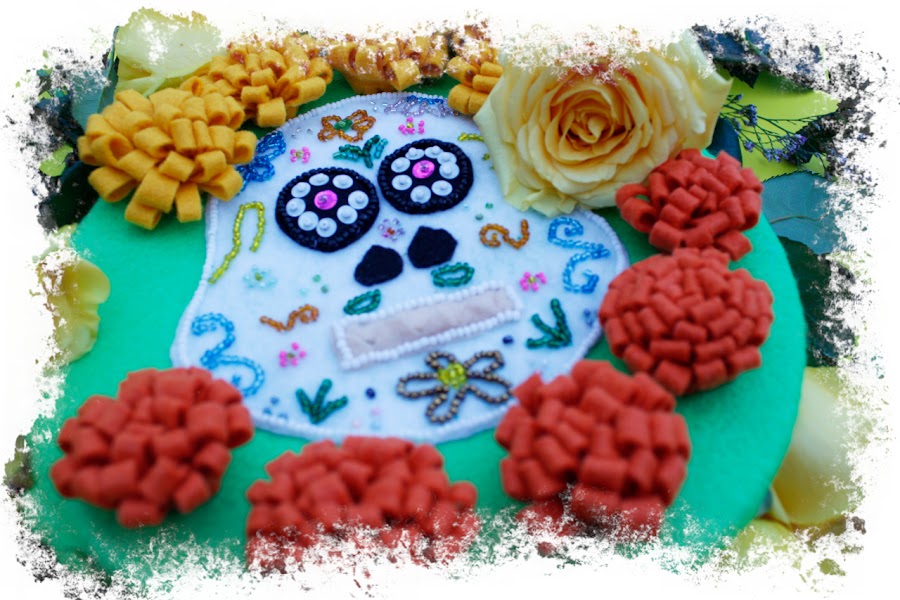 Bastidor catrina de fieltro