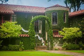 An image of beautiful housed with grass archway