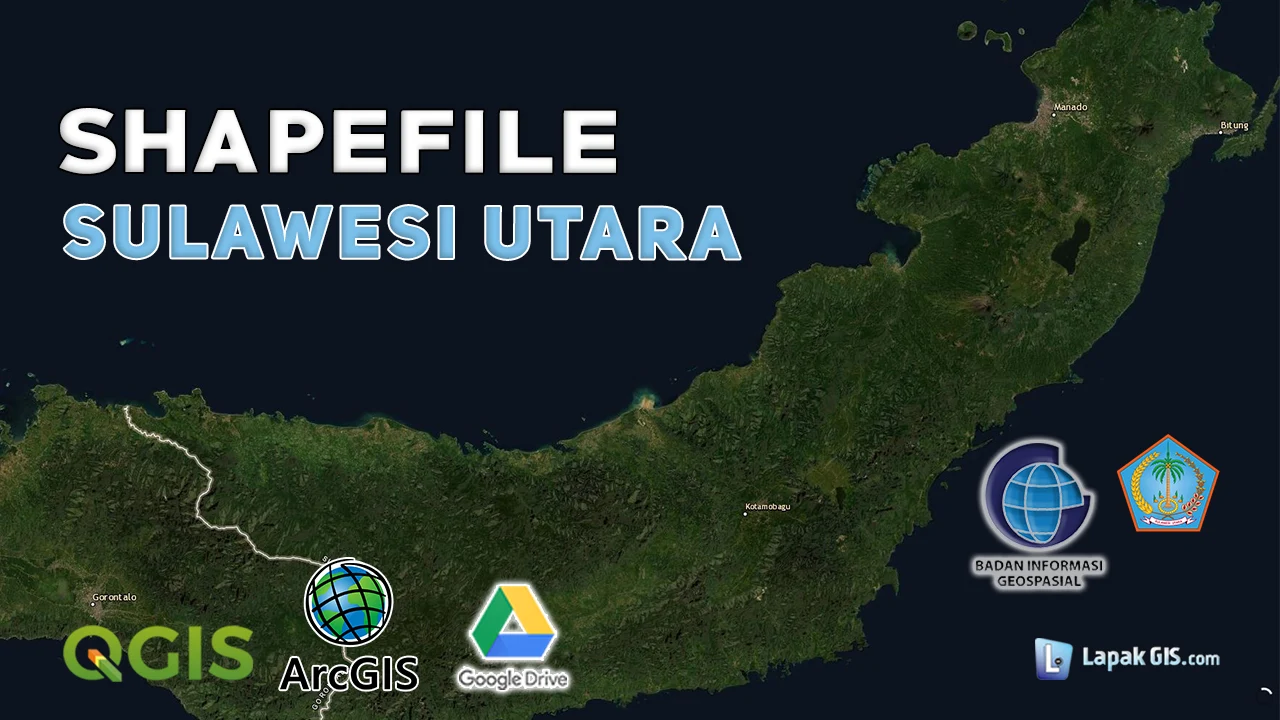 Shapefile Provinsi Sulawesi Utara Terbaru