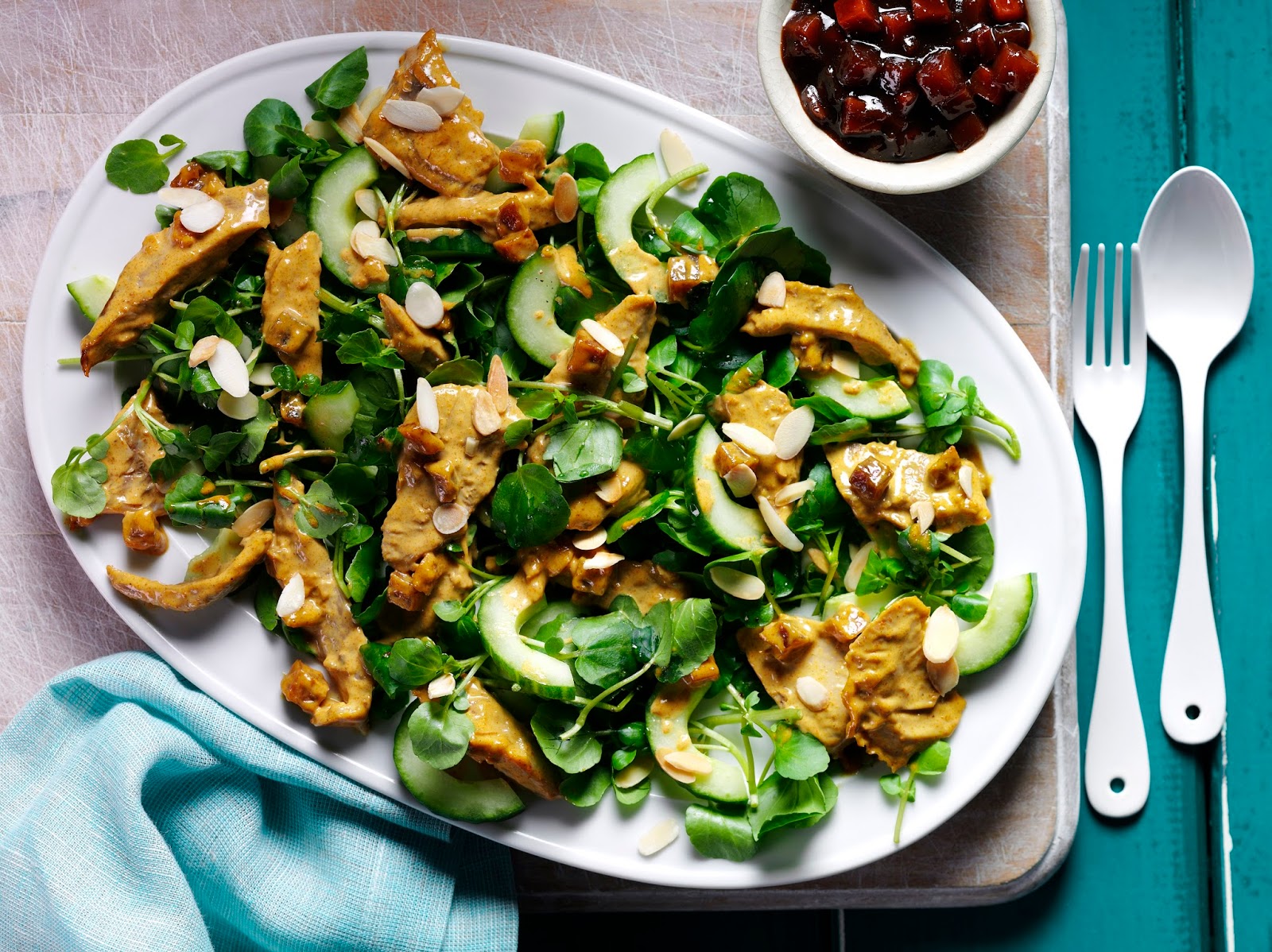 Coronation Turkey Salad: Autumn Salads Coronation Turkey Salad