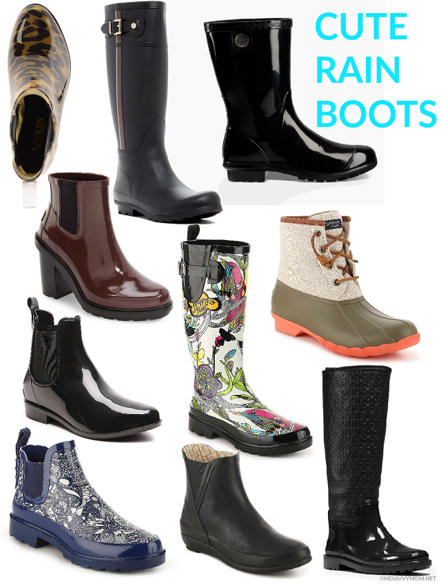 One Savvy Mom ™ | NYC Area Mom Blog: The Cutest Rain Boots - 10 Pairs ...