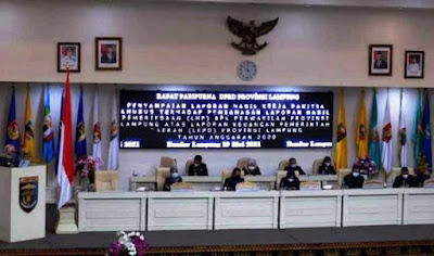 Paripurna, Ini 16 Rekomendasi DPRD Provinsi Lampung Paripurna, Ini 16 Rekomendasi DPRD Provinsi Lampung
