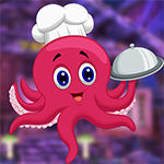 Play Games4King -   G4K Adroit Octopus Chef Escape