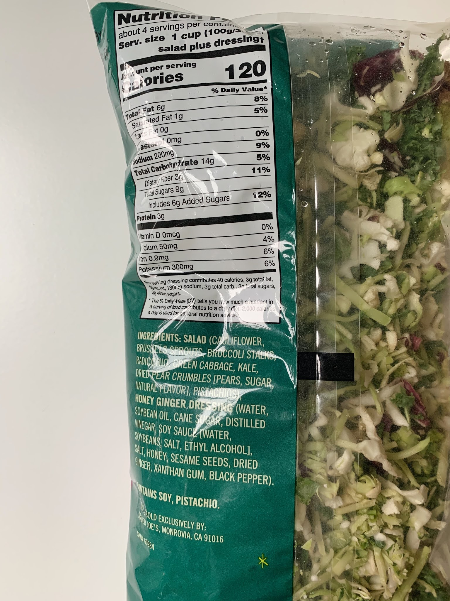 Trader Joe's Veggies & Greens Salad Kit