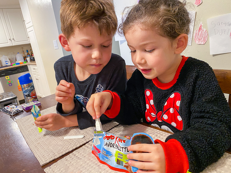 Tales of the Flowers Bob Ross Flavor Palette Paintbrush Dipping Candy