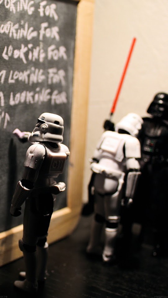 Funny Star Wars Darth Vader Teacher Punishing Stormtrooper  Android Best Wallpaper