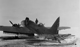 IL-4 bomber snowy airfield barely survived battle damage worldwartwo.filminspector.com