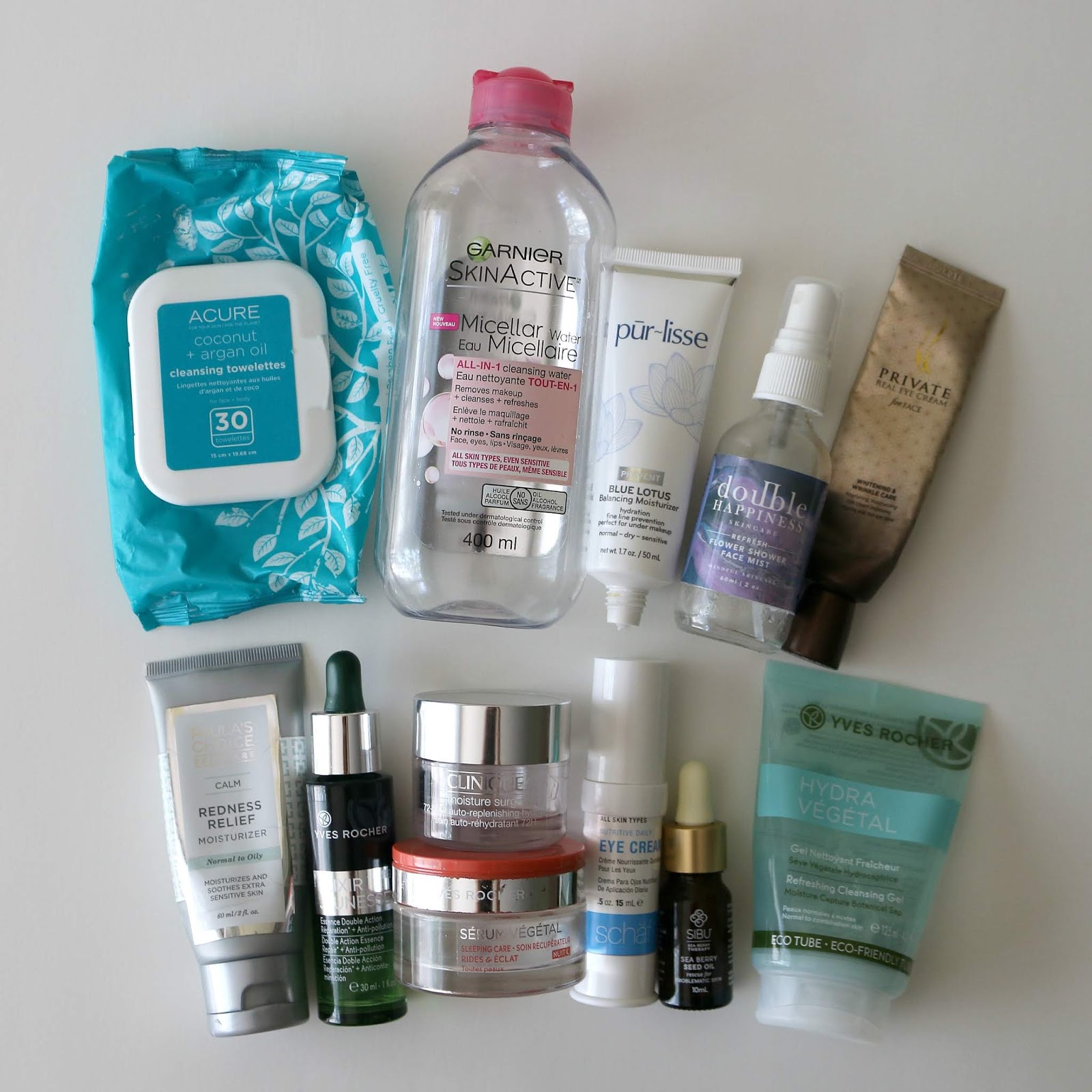 empties used up products