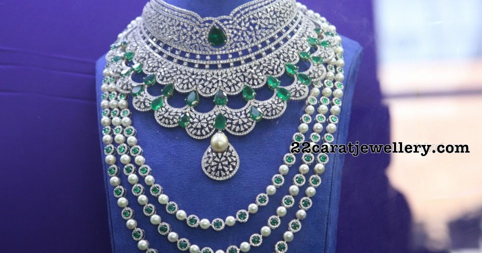 Indian Diamond Wedding Jewellery Sets - Jewellery Designs