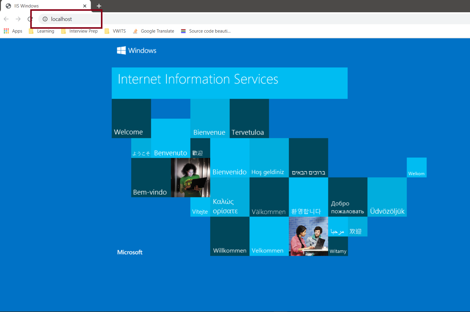 IIS Server  Enabling IIS Server on Windows