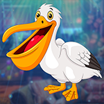 Play Games4King Lovable White Pelican Escape