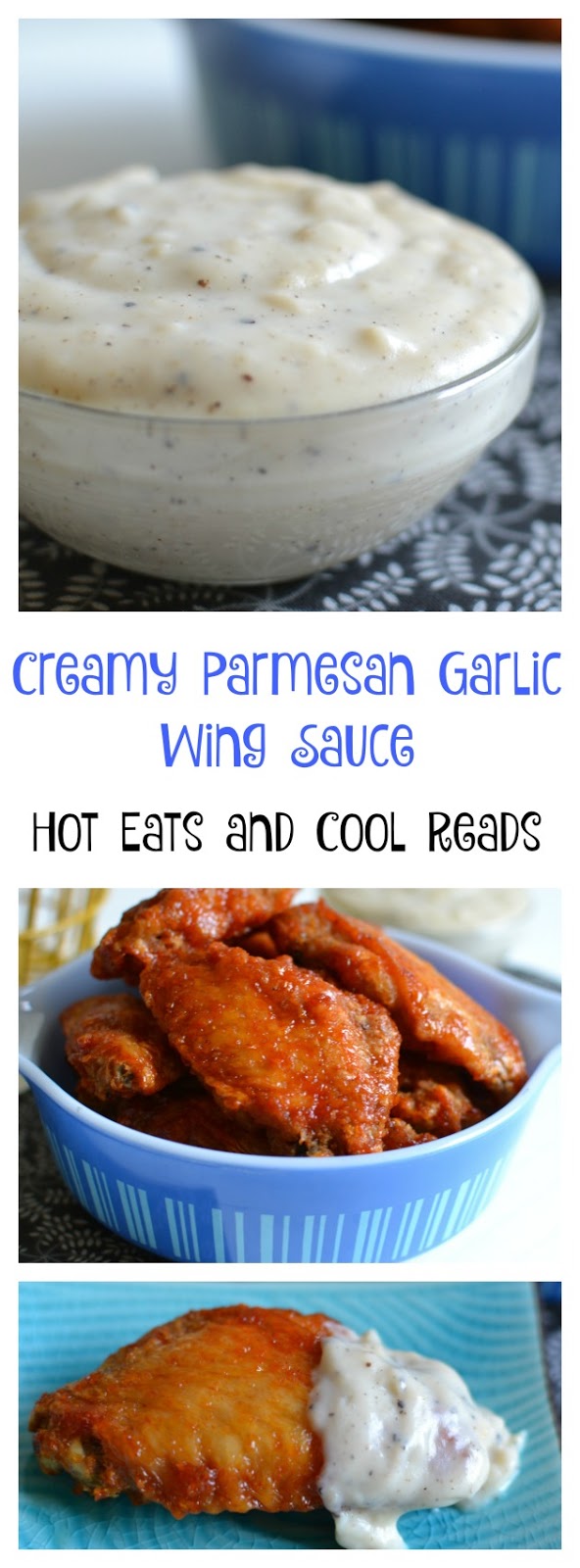 [ad] Creamy Parmesan Garlic Buffalo Wing Dipping Sauce Recipe