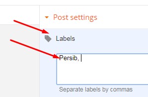 Cara Menambahkan Label di Postingan Blog
