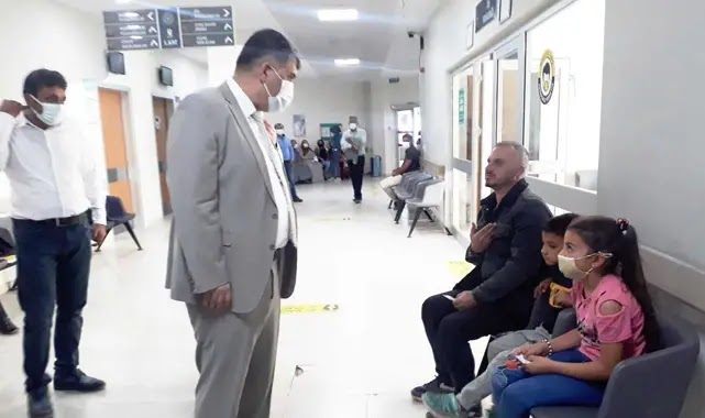 Gülüm, ilçemizin hastanesini inceledi