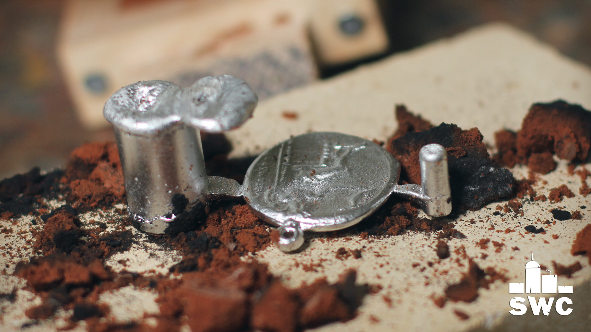 scrap wood city Introduction to DIY metal casting in sand molds How to