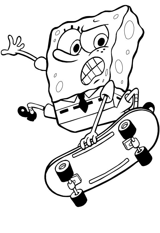 spongebob coloring pages to print - photo #30