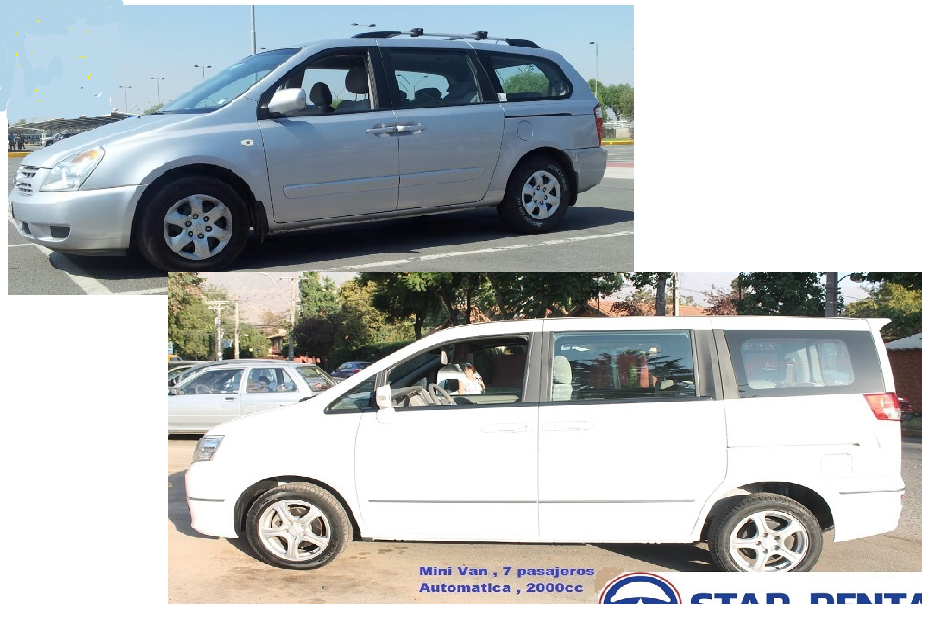 Autos Star Rental minivan automaticas