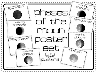 Ms. Lemmon: Phases of the Moon Posters