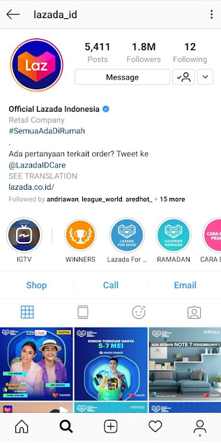 Instagram Lazada Indonesia (@lazada_id)