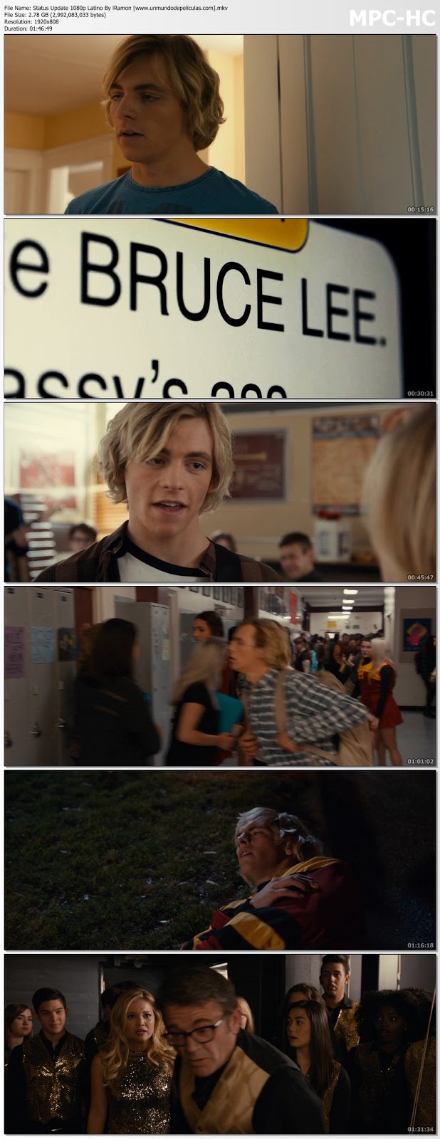 Capturas de la película.