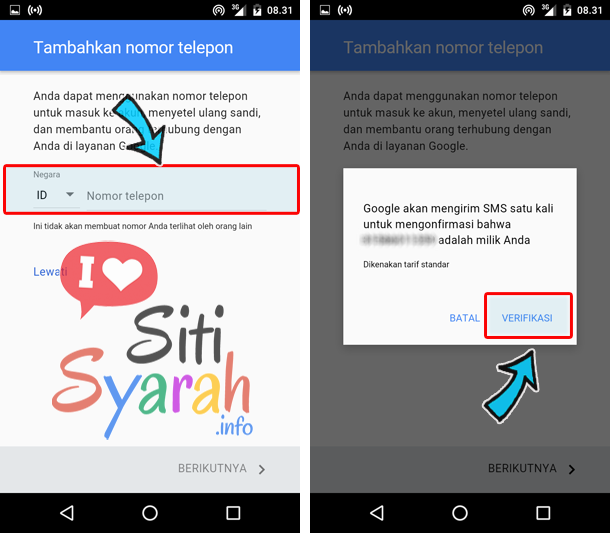 verifikasi akun playstore