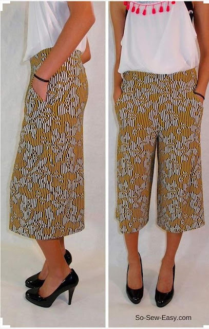 he Vintage Pattern Files: 1950s Free Sewing Pattern - 1950s Style Cullotes he Vintage Pattern Files: 1950s Free Sewing Pattern - 1950s Style Cullotes