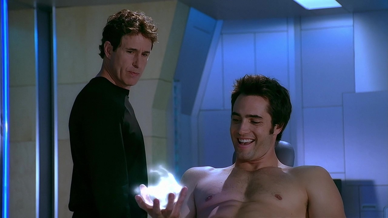 Victor Webster shirtless in Mutant X 1-04 "Fool For Love" .