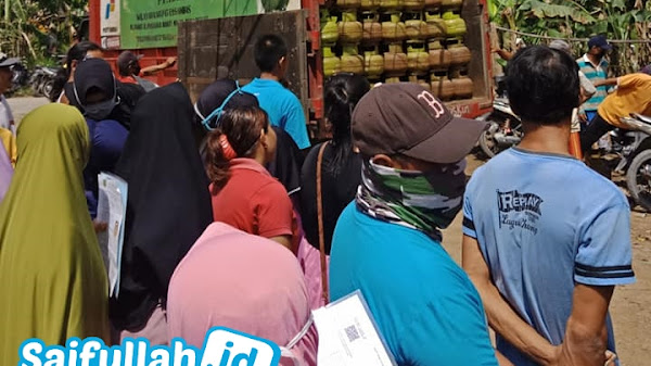 Gas Elpiji 3 Kg Langka! Warga Salatiga Ngantri Dari Jam 4 Subuh Sampai Siang