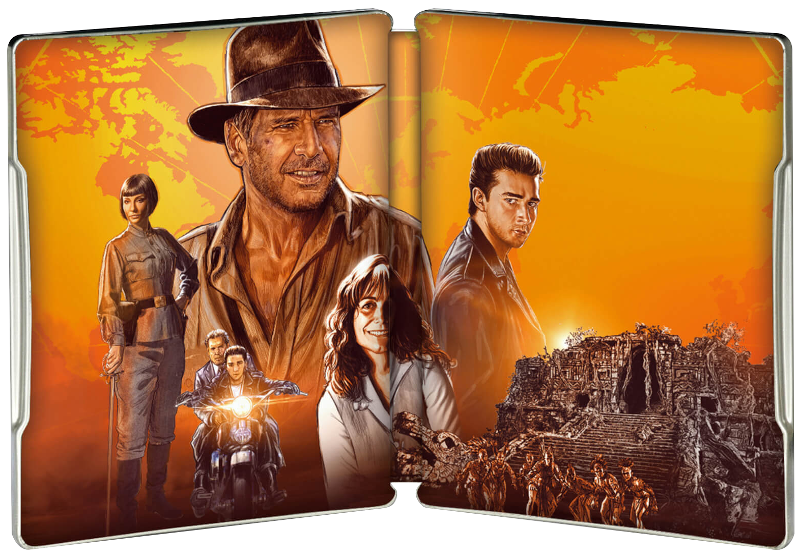The Geeky Nerfherder: 'Indiana Jones' 4K Bluray Steelbook 4 Movie