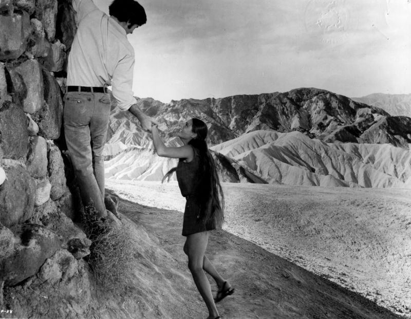 Photos of Mark Frechette and Daria Halprin During the Filming of