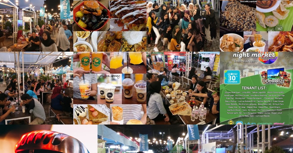 Udah pada ke Night Market nya @oopspujasera belum geengs 😁 - Berita