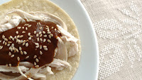 Chicken Tacos with Pickled Poblano Strips | Healthy Chicken Recipe Tacos Pickled Poblano Strips 