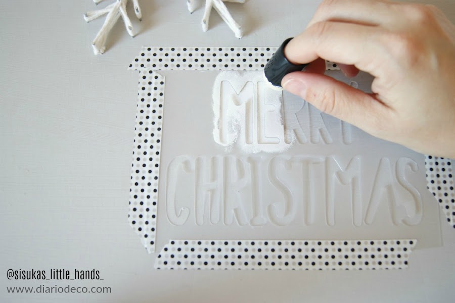 diy navidad para colgar en la pared