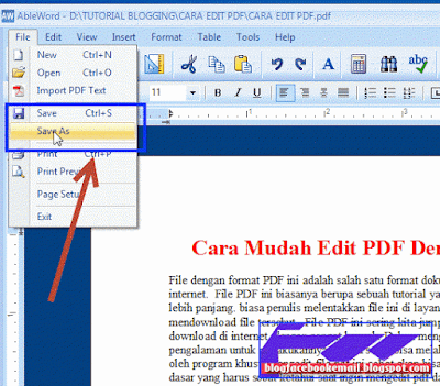 cara mengedit text atau gambar di format pdf 