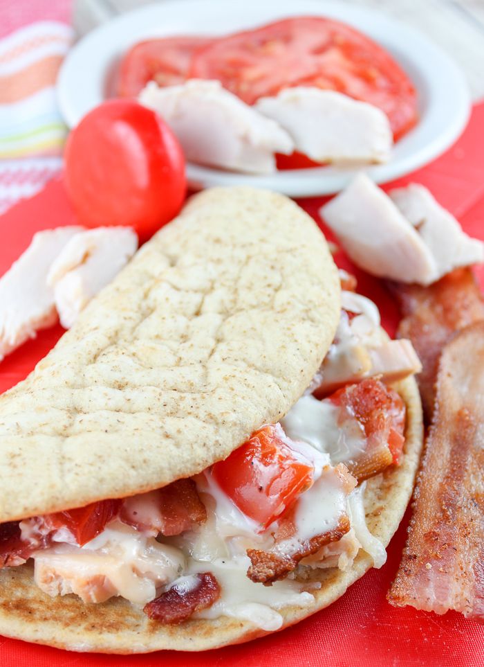 Copycat Lean Cuisine Chicken Ranch Club Flatbread Melt