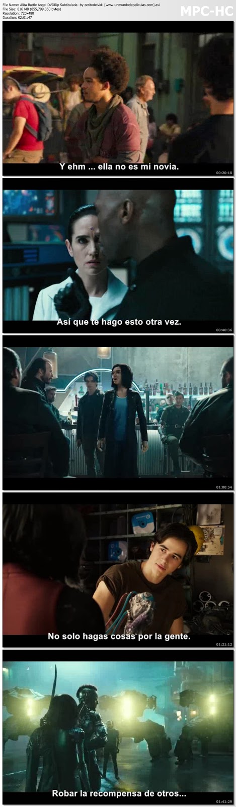 Capturas de la película.