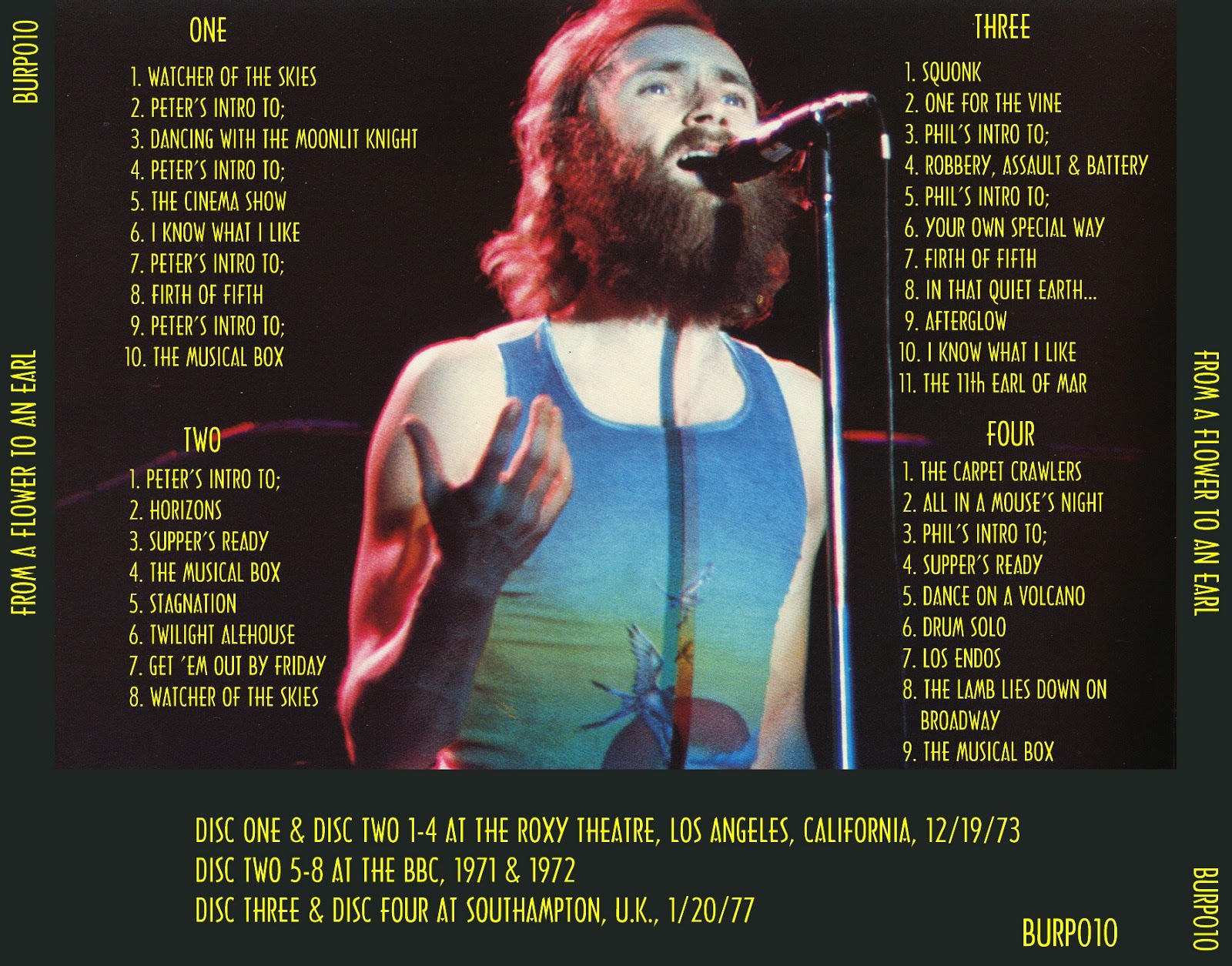 genesis 1977 tour setlist