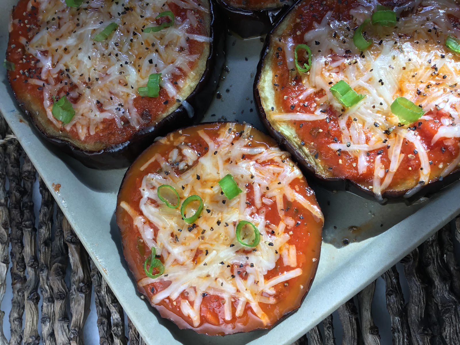 Food Fitness by Paige Eggplant Pizza Medallions