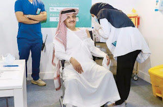 Pangeran Saud : vaksin covid-19 tersebut aman dan tanpa efek samping
