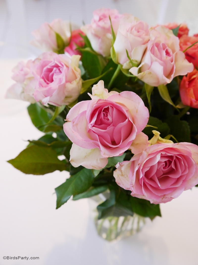 Last Minute DIY Valentine's Day Floral Arrangement Party Ideas