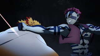 鬼滅の刃アニメ 劇場版 無限列車編 | 上弦の参 猗窩座 AKAZA CV.石田彰 | Demon Slayer Mugen Train