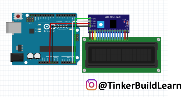 Arduino Projects: Connect Lcd 16x2 to Arduino with just 4 wires